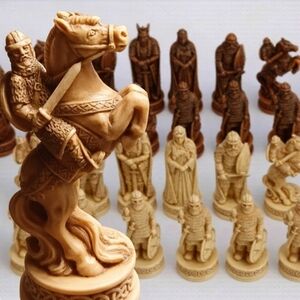 Vikings Chess Game Set The Chessmen Veronese